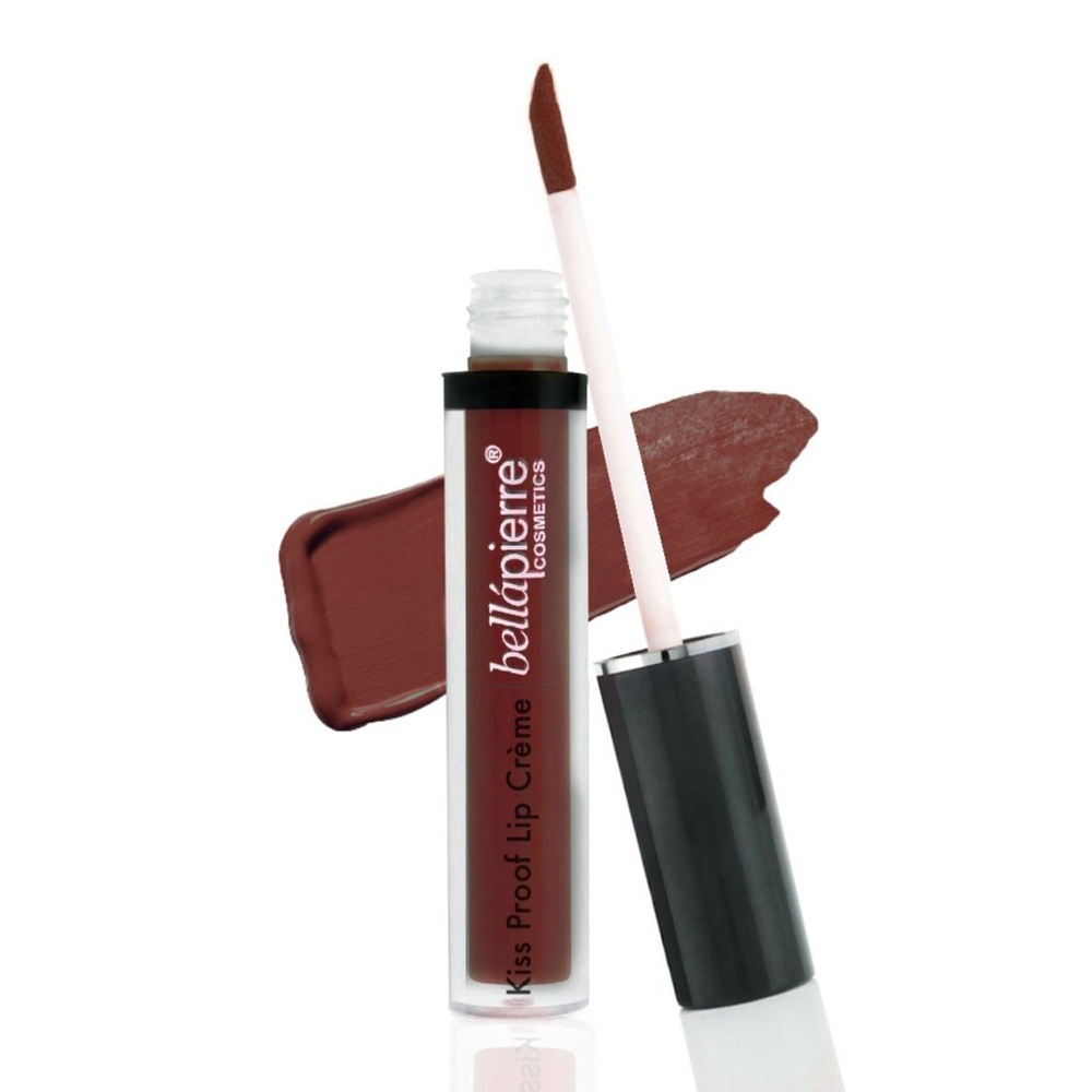 bellapierre Kiss Proof Lip Creme-Brown Shell   NIB